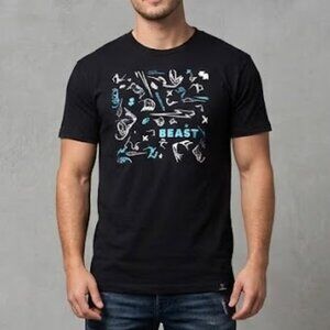 Mr Beast Shirt Mens XL Black 24HR Livestream Autographed YouTube
